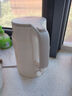 美的（Midea）【國(guó)家補(bǔ)貼】燒水壺電熱水壺大容量 家用水壺?zé)?04不銹鋼 雙層防燙智能防干燒多重防護(hù)無(wú)縫內(nèi)膽 1.5L 暖壺圓墩墩MK-SHM1569 曬單實(shí)拍圖