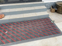 沐霓拼接地墊進(jìn)門(mén)入戶(hù)門(mén)外腳墊減滑別墅酒店室外墊迎賓門(mén)墊商用三合一 【單刷灰底紅刷 送小錘】 60cm*90cm 曬單實(shí)拍圖