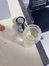 OQB德國茶水分離杯一鍵速開蓋車載雙層玻璃杯男士2025新款泡茶水杯子 新款長網(wǎng)-【雙層玻璃杯】 300ml 曬單實拍圖