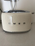 SMEG/斯麥格TSF01/02三明治早餐機(jī)烤面包機(jī)吐司多士爐 多功能意式復(fù)古家用加熱早餐機(jī)貝果可頌6檔烘烤 奶白色（兩片式） 曬單實(shí)拍圖