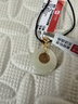 印象眸【七夕情人節(jié)禮物】和田玉吊墜S925銀平安扣項鏈送女友送媽媽禮物 曬單實拍圖
