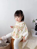哈羅小黃鴨 HAL.DUCK女童洋氣花朵襯衫春夏季2025新款寶寶可愛(ài)娃娃衫小童寬松長(cháng)袖上衣 圖片色 90 【建議身高85左右】 曬單實(shí)拍圖