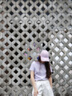 Gap男女童2025春季新款純棉小熊刺繡短袖T恤百搭兒童裝上衣756113 淡紫色 160 cm(14-15歲) 亞洲尺碼 曬單實拍圖