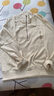 無印良品（MUJI）女式華夫格編織半拉鏈套頭衫女士衛(wèi)衣25年秋季新品BB2SSA5A 原色 XL （165/92A） 曬單實拍圖