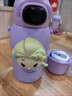 迪士尼（Disney）兒童保溫杯雙蓋吸管溫度顯示小學(xué)生女男水杯316不銹鋼背帶便攜壺 3658紫色愛(ài)莎 雙蓋 490ml 316不銹鋼 曬單實(shí)拍圖
