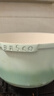 BESCO湯鍋琺瑯鍋燃氣電磁爐適用麥飯石煲湯鍋燉鍋煮鍋微壓鍋雙耳陶瓷鍋 綠茶色湯鍋 24cm 4.6L 曬單實(shí)拍圖