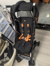 好孩子（gb）口袋車 嬰兒車安全輕便登機遛娃手推車一鍵折疊旅行車 黑橙 曬單實拍圖