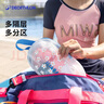 迪卡儂游泳包干濕分離健身包防水包熒光粉藍(lán)20L均碼2080274 曬單實(shí)拍圖