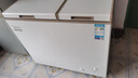 美的（Midea）202升家用冰柜雙頂開(kāi)雙溫柜一級能效省電低音囤貨冷柜以舊換新BCD-202DKM(E) 曬單實(shí)拍圖