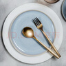 德國(guó)唯寶（Villeroy&Boch）柯樂(lè)夫系列 進(jìn)口簡(jiǎn)約陶瓷碗盤(pán)家用碗盤(pán)馬克杯餐具套裝 莓果藍(lán) 深盤(pán)21.5cm 曬單實(shí)拍圖