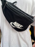 耐克（NIKE）男女腰包 單肩包斜挎包胸包休閑包DB0490-010 黑 曬單實(shí)拍圖