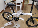 都市螳螂CMSBIKE親子折疊自行車(chē)超輕便攜變速男女遛娃自行單車(chē)折疊腳踏車(chē) 出口版【珍珠白+兒童座椅含車(chē)筐 20英寸 曬單實(shí)拍圖
