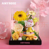 AMYROSE永生花束helloKitty哈嘍凱蒂貓禮盒擺件高級感生日七夕情人節(jié)禮物 HelloKitty—Monday早起搬磚 曬單實拍圖