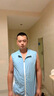 金薇朵夏季降溫空調(diào)服帶風(fēng)扇的衣服充電制冷夏季馬甲戶外勞保男款工作服 寶藍(lán)+2萬鋰電池【升級風(fēng)扇】 M 115-135斤 曬單實拍圖