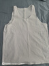 必行（bisual）2件 男士純棉背心運動(dòng)打底衫無(wú)痕內衣圓領(lǐng)緊身跨欄背心青年汗衫夏 圓領(lǐng)（氫灰+白色） XXL（適合140-160斤） 曬單實(shí)拍圖