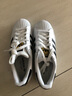 阿迪達斯 （adidas）三葉草小白鞋男女經(jīng)典SUPERSTAR金標貝殼頭板鞋運動鞋F(xiàn)U7712 FU7712 37 碼/4.5uk/腳長23cm 曬單實拍圖