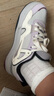 FILA FUSION斐樂潮牌女鞋BANK II專業(yè)滑板鞋運(yùn)動(dòng)鞋板鞋 藕灰/鳶蘭紫-VI 38 曬單實(shí)拍圖