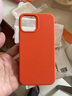 億色（ESR）適用蘋果12/12Pro手機(jī)殼 液態(tài)硅膠iPhone12Pro/12保護(hù)套 軟邊防摔超薄保護(hù)殼男女款 珊瑚橘 曬單實(shí)拍圖