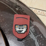 寶馬（BMW）新品 汽車遮陽板收納夾多功能車載眼鏡夾磁吸卡包高級感NAPPA紋 火山紅 曬單實(shí)拍圖