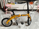 永久（FOREVER） 折疊自行車男女青少年14寸鋁合金車架輕便折疊車休閑通勤單車 芒果黃 曬單實拍圖
