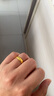 卡鉑亞古法黃金戒指男女款 足金999素圈戒指實(shí)心情侶結(jié)婚對(duì)戒送老婆 古法黃金戒指 8.29克 寬約5mm 曬單實(shí)拍圖