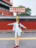 對(duì)白簡(jiǎn)約隨性休閑套裝女2025春夏季新款長(zhǎng)袖襯衫短褲小個(gè)子兩件套 海鹽藍(lán) S 曬單實(shí)拍圖