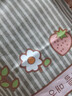 骉祥廚房小清新圍裙ins風(fēng)工作服可調(diào)節(jié)文藝家用防臟棉麻圍腰z 棉麻豎條韓式花 灰 1件 曬單實(shí)拍圖