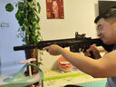 HOMEROS正品司駿HK416D金屬齒輪電動(dòng)連發(fā)玩具槍CS競(jìng)技男孩wargame發(fā)射器 【墨色基本版】7.4V電池組 標(biāo)配+2包磨砂彈 曬單實(shí)拍圖