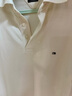 TOMMY HILFIGER【透氣舒適】夏季男裝珠地網(wǎng)眼撞色袖口修身短袖POLO衫JA239 米白色AWD M （推薦：130-140斤） 曬單實(shí)拍圖