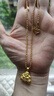 金至尊（3D-GOLD)蹦迪珠黃金項(xiàng)鏈素鏈實(shí)心足金999項(xiàng)鏈簡(jiǎn)約頸鏈金鏈子七夕禮物計(jì)價(jià) 金重8.19克(配珠寶禮盒) 曬單實(shí)拍圖