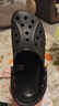crocs卡駱馳貝雅洞洞鞋沙灘鞋|10126 黑色-001 39(240mm)  曬單實(shí)拍圖