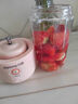 九陽(yáng)榨汁機小型榨汁杯家用果汁杯充電動(dòng)便攜式水果汁機迷你炸汁機 粉色 曬單實(shí)拍圖