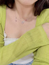 愛的約定S925銀羽毛球元素項(xiàng)鏈女小眾原創(chuàng)設(shè)計(jì)款紀(jì)念日生日禮物送女友老婆 曬單實(shí)拍圖