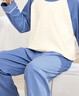 巴布豆兒童睡衣家居服套裝男童純棉親膚透氣女童薄款空調服【7A抗菌】 【長袖款】海軍藍 環(huán)繞巴布 120 曬單實拍圖