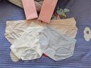 浪莎冰絲無痕內(nèi)褲女士夏季薄款透氣純色棉襠抗菌中腰女式三角短褲頭 【冰絲無痕-字母款】4色各1 共 4條 L 165/90 曬單實(shí)拍圖
