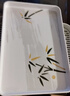 星坊長方形托盤茶盤35*24cm 早餐盤家用干果水果盤 加厚密胺 曬單實(shí)拍圖
