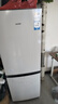 海爾（Haier）冰箱出品雙開(kāi)門二門177升冰箱家用小型冰箱租房省電不占地冷藏冷凍兩用統(tǒng)帥家用小冰箱 以舊換新 177升雙門冰箱節(jié)能省電 兩天約用1度電 曬單實(shí)拍圖
