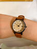 MSTIANQ復古數字日歷手表女款簡(jiǎn)約森系初高中小學(xué)生公務(wù)員考試用皮帶女表 日歷手表【復古數字-咖帶】 曬單實(shí)拍圖