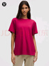 lululemon丨Luxtreme? 女士修身款松緊腰中腰長(cháng)褲 LW5GSVA 綠洲藍 M 曬單實(shí)拍圖
