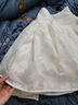 UR秋季新款女裝休閑芭蕾風(fēng)提花蓬蓬短款半裙UYU550012 本白 (有內襯) S 曬單實(shí)拍圖