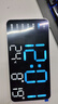BBA電子時(shí)鐘桌面電視柜臺(tái)鐘擺臺(tái)式led數(shù)字客廳掛墻智能鬧鐘 6659藍(lán) 曬單實(shí)拍圖