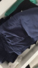 紅豆居家睡衣男棉夏季薄款短袖撞色男士家居服馬賽藍(lán)180/100A 曬單實(shí)拍圖