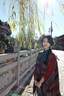 民族風(fēng)披肩女新疆波西米亞風(fēng)云南大理旅游外搭復古氛圍感披風(fēng)斗篷 波西米亞風(fēng)-紅色-150*130cm 曬單實(shí)拍圖