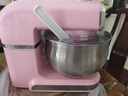 康佳（KONKA） 全自動(dòng)和面機家用廚師機多功能揉面機攪拌電動(dòng)打蛋器攪面機烘焙奶油打發(fā)鮮奶料理機 KM-991 3.5升粉色廚師機-基礎套餐 曬單實(shí)拍圖
