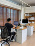 拜德美（BYDERME）辦公桌員工位辦公室桌椅組合簡(jiǎn)約現代老板桌職員工作臺式電腦桌子 薦【一抽一柜+主機位】140*60*75 組裝(贈送安裝工具，自行安裝) 曬單實(shí)拍圖