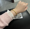 BUKKEHAVE金包銀手鐲莫比烏斯四葉手鐲女款古法傳承送女友老 約25g 56圈號 默認(rèn) 包金1克 曬單實拍圖