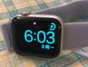 Apple/蘋(píng)果 Watch SE 智能手表GPS款40毫米銀色鋁金屬表殼青云色回環(huán)式運動(dòng)表帶MXF33CH/B 曬單實(shí)拍圖