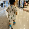 迷你巴拉男童寶寶連體衣夏季萌趣時(shí)尚酷帥工裝風(fēng)爬服 曬單實(shí)拍圖