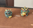 錦山堂招財(cái)貔貅國(guó)學(xué)桌面擺件辦公室工位桌玩生日禮物送男生勵(lì)志伴手禮品 前程似錦-銅錢款+底座（浮生禮盒） 無(wú)規(guī)格 曬單實(shí)拍圖