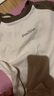 森馬（Semir）短袖t恤女寬松涼感上衣夏裝可愛刺繡印花圓領(lǐng)百搭正肩修身套頭衫 N款-白咖色調(diào)00315 L /165/88A 曬單實拍圖